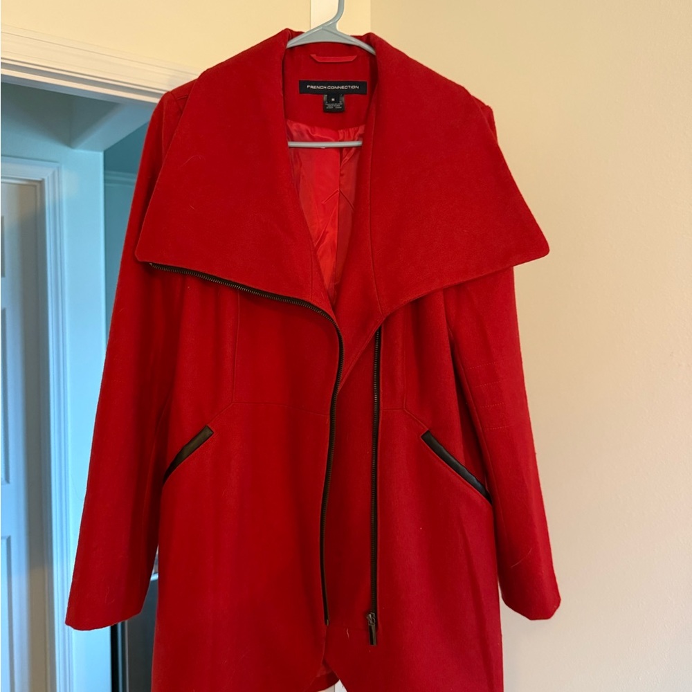 French Connection wool blend coat